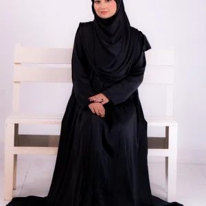 Zarifa Black Abaya – Elegant Modest Wear for Women